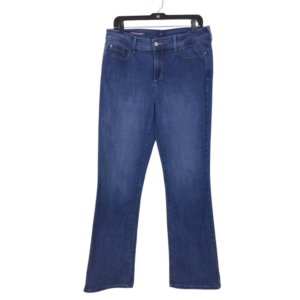 NYDJ Not Your Daughters Jeans Women’s 12 Blue Barbara Bootcut Boot Cut Denim